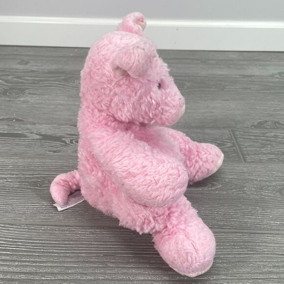 Mary Meyer Pink Pig Plush Floppy Stuffed Farm Animal Soft Shaggy Fluffy Fur - Picture 3 of 9
